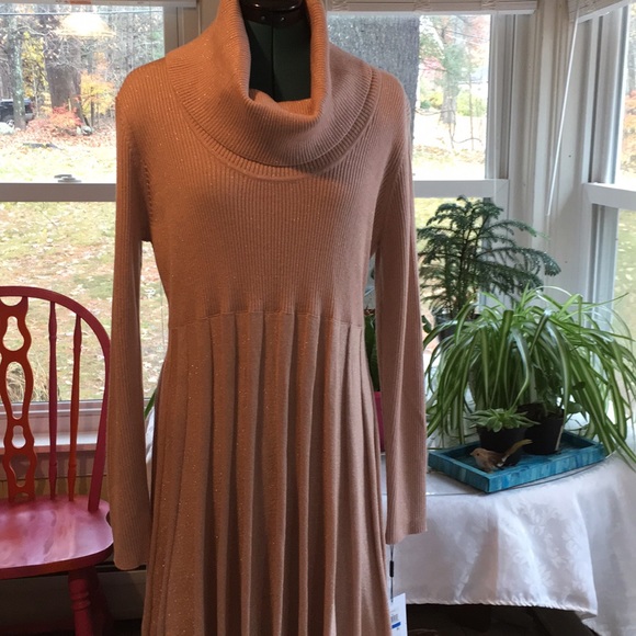 Calvin Klein Dresses & Skirts - ❤️HP NWT CALVIN KLEIN Metallic Sweater Dress  XL
